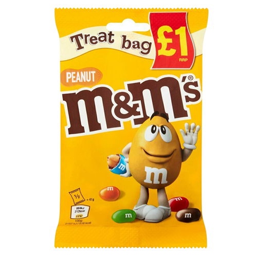 M&M Peanut £1 PM Yellow  