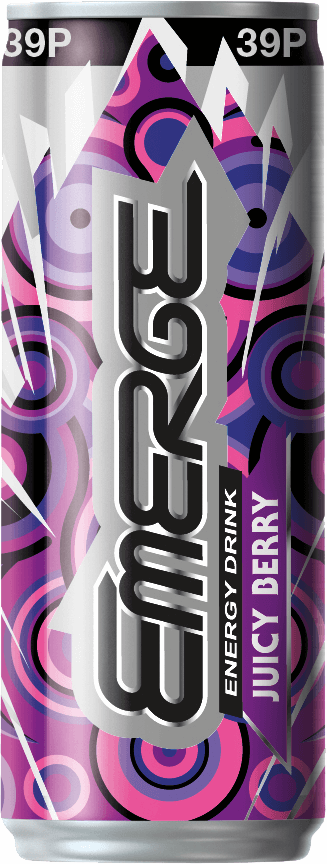Emerge can Juicy Berry 250ml x 24 PM