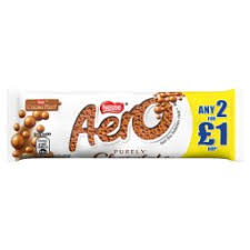 Aero Chocolate Std 2 for £1 PM